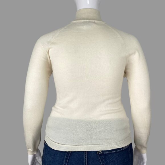 Hekla & Co. 50% wool mock neck sweater - Picture 2 of 6